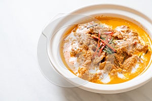 panang curry with pork