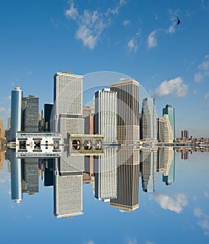 Panaorama of manhattan