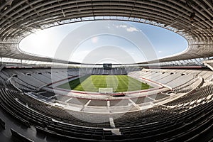 panaram view inside soccer stadio - fussballstadion panorama vor Spielbeginn