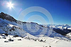 Panarama in the 3 Valleys