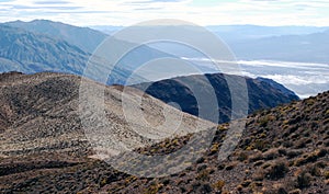 Panaramic view, desert landscape, Death Valley