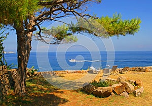 Panarea Seaside Vista of Stromboli photo