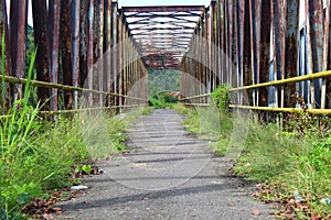 Pancakarsa one village crossing bridge to Pancasila two