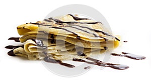 Pancake with chocolate