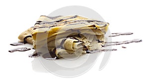 Pancake with chocolate