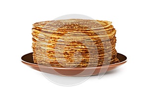 Pancake isolated Blinis Big Stack