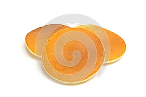 Pancake isolated on white background