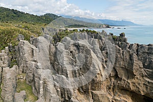 Pancake Rocks Paparoa National Park in West Coast South Island