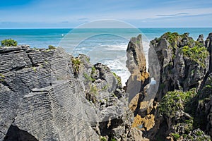 Pancake rocks, Punakaiki, South island, New Zealand