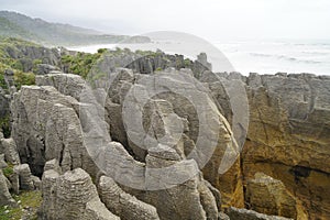 Pancake Roks view, Punakaiki