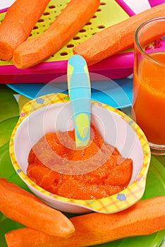 carrot puree for baby