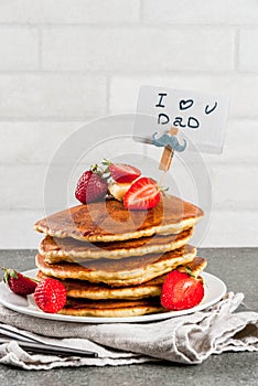 Pancakes for Father`s Day