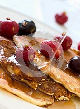 Pancakes & Fruits photo