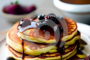 pancakes in the morning