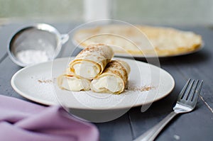 Pancakes with ricotta