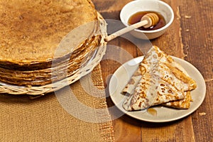 Pancakes or Russian Blintzes photo