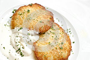 Pancakes with sourcream