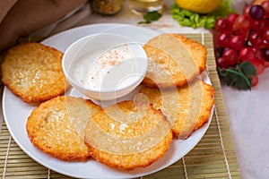 Pancakes with sourcream