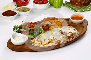 Pancakes with spinach