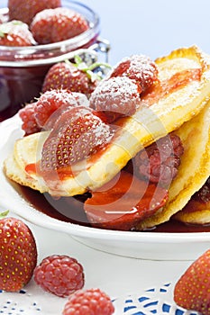 Pancakes with Strawberry