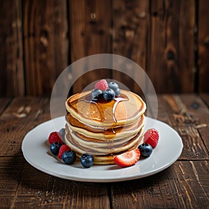 Pancakes With Strawberry