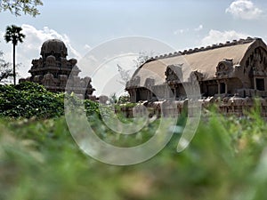 Pancha Rathas complex at Mahabalipuram, Tamilnadu photo