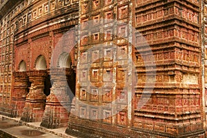 Pancharatna Govinda Temple in Puthia, Bangladesh.