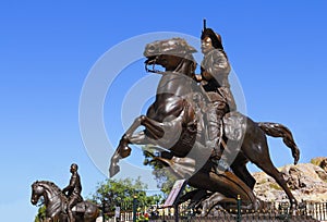 Pancho Villa monument in zacatecas city, mexico. I photo