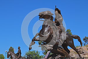 Pancho Villa monument in zacatecas city, mexico. III