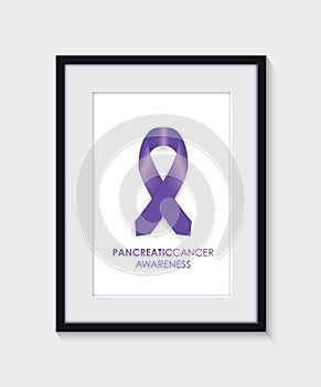 Pancreatic cancer awareness frame