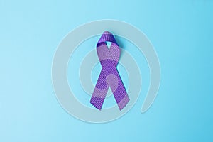 Pancreatic Cancer, world Alzheimer, epilepsy, lupus and domestic violence day Awareness month, Woman holding purple Ribbon for