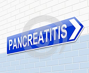 Pancreatitis concept.