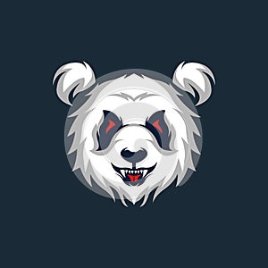 Panda Esport Mascot Logo Template