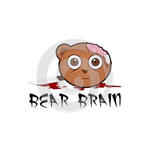 Panda head logo design vector