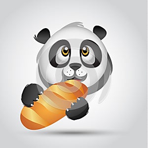 Panda Icon bread