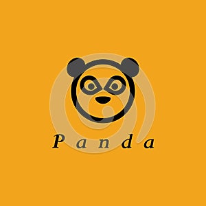 Panda logo template