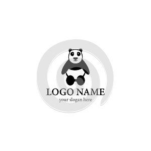 Panda logo template