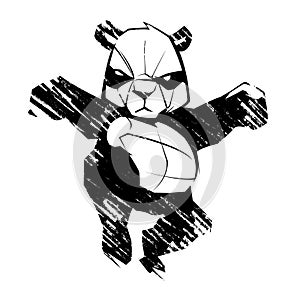 Panda martial arts