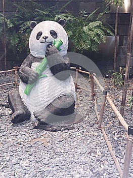 Panda statue