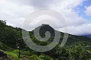 Pandavgad Fort one of the major tourist attractions  in Wai,  Maharashtra