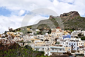 Pandeli Castle, Leros, Greece, Europe