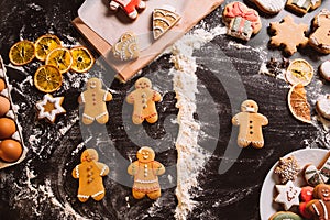 Pandemic cookies festive conceptual bakery