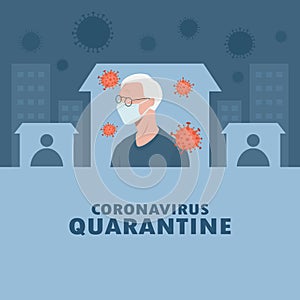 Pandemic of coronavirus and social distancing
