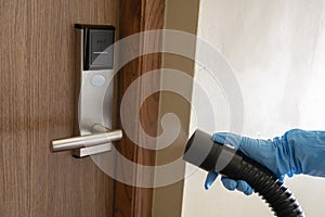 Pandemic series: Disinfect door handle