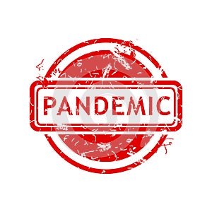 pandemic, simple vector rust dirty red simple circle vector rubber stamp effect