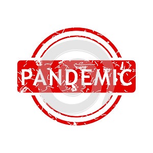 pandemic, simple vector rust dirty red simple circle vector rubber stamp effect