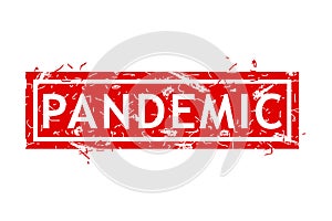 pandemic, simple vector rust dirty red simple rectangle vector rubber stamp effect