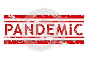 pandemic, simple vector rust dirty red simple rectangle vector rubber stamp effect