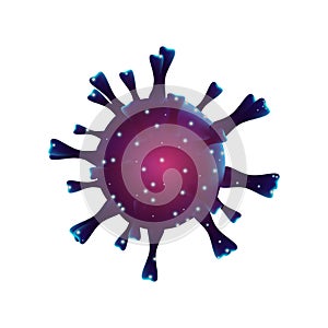 Pandemic virus and antiviral drug corona virus concept. Vector illustration design