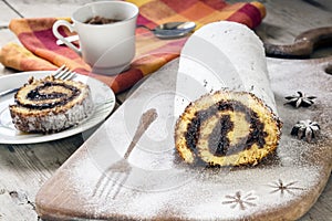 Pandishpan roll with chocolate